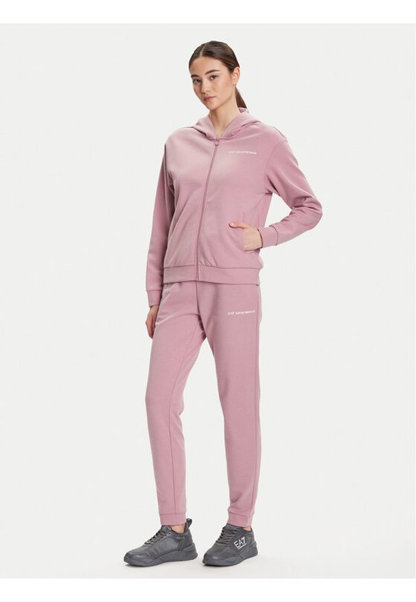 EA7 Emporio Armani Dres 7W000802 AF10443 UA272 Różowy Regular Fit. Kolor: różowy. Materiał: syntetyk