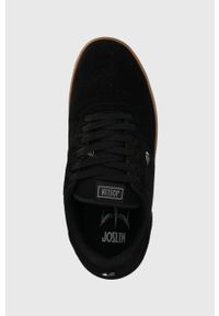 Etnies sneakersy zamszowe kolor czarny. Nosek buta: okrągły. Zapięcie: sznurówki. Kolor: czarny. Materiał: zamsz #4