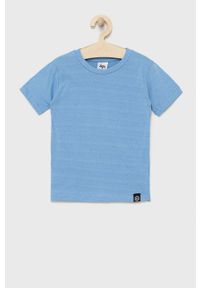 Hype T-shirt dziecięcy (3-pack) gładki. Okazja: na co dzień. Kolor: niebieski. Materiał: dzianina. Wzór: gładki. Styl: casual