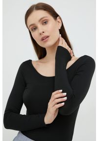 Calvin Klein Underwear longsleeve lounge kolor czarny. Kolor: czarny. Długość rękawa: długi rękaw #1