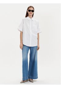 Calvin Klein Koszula K20K206596 Biały Oversize. Kolor: biały. Materiał: bawełna #4