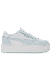 Buty Puma Karmen Rebelle 38842010 - białe. Okazja: na co dzień. Kolor: biały. Materiał: skóra, syntetyk, guma. Szerokość cholewki: normalna