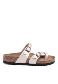 Birkenstock Japonki Mayari 0071661 Beżowy. Kolor: beżowy. Materiał: skóra #6