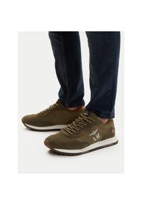 Sneakersy Aeronautica Militare. Kolor: brązowy #1