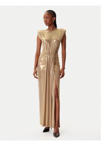 Artigli Sukienka wieczorowa ACAB003146 Złoty Regular Fit. Kolor: złoty. Materiał: syntetyk. Styl: wizytowy #1