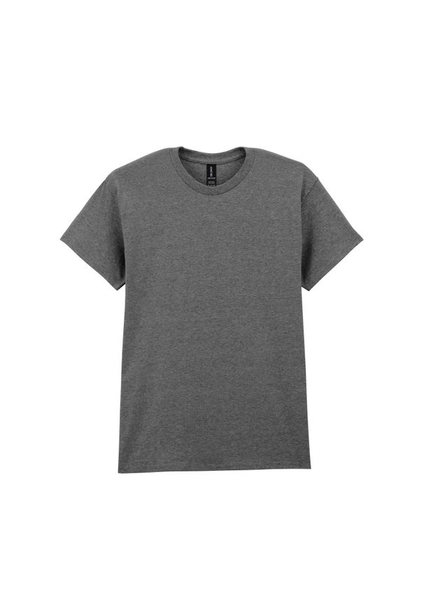 GILDAN - Ciężka Bawełniana Koszulka Unisex Dla Dorosłych. Kolor: szary. Materiał: bawełna