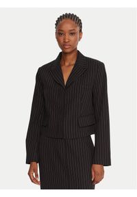 French Connection Marynarka 75ZAG Czarny Regular Fit. Kolor: czarny. Materiał: syntetyk #1