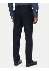 TOMMY HILFIGER - Tommy Hilfiger Chinosy Denton MW0MW40782 Granatowy Slim Fit. Kolor: niebieski. Materiał: wełna #5