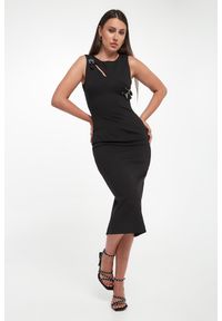 Versace Jeans Couture - Sukienka midi VERSACE JEANS COUTURE. Długość: midi