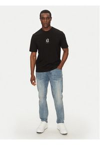 Armani Exchange T-Shirt XM000363 AF12308 UC001 Czarny Regular Fit. Kolor: czarny. Materiał: bawełna #4