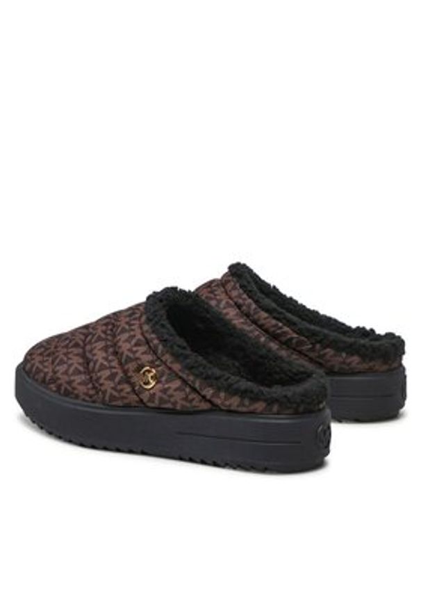 MICHAEL Michael Kors Kapcie Emmett Quilted Slip On 43F2EMFP1Y Brązowy. Zapięcie: bez zapięcia. Kolor: brązowy. Materiał: materiał