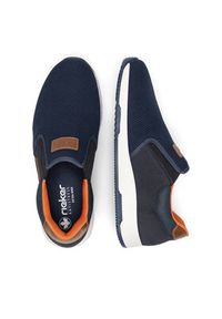 Rieker Sneakersy CEO-B3450-14 Granatowy. Kolor: niebieski. Materiał: materiał #2