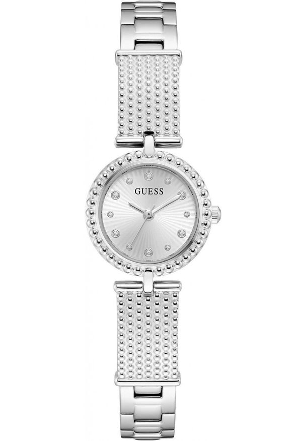 Zegarek Guess Zegarek damski Guess GW1017L1 CYRKONIE srebrny. Kolor: srebrny