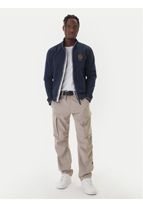 Aeronautica Militare Bluza 252FE2053UF00662 Granatowy Regular Fit. Kolor: niebieski. Materiał: bawełna