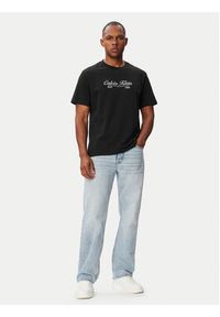 Calvin Klein Jeans T-Shirt LV04RG822G Czarny Regular Fit. Kolor: czarny. Materiał: bawełna #5