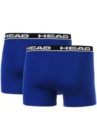 Bokserki męskie Head Basic Boxer 2 Pack. Kolor: niebieski. Sport: fitness
