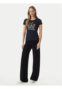 EA7 Emporio Armani T-Shirt 7W000977 AF10373 UB102 Granatowy Regular Fit. Kolor: niebieski. Materiał: bawełna #4