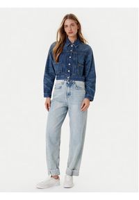 Tommy Jeans Kurtka jeansowa DW0DW21061 Granatowy Regular Fit. Kolor: niebieski. Materiał: bawełna #5