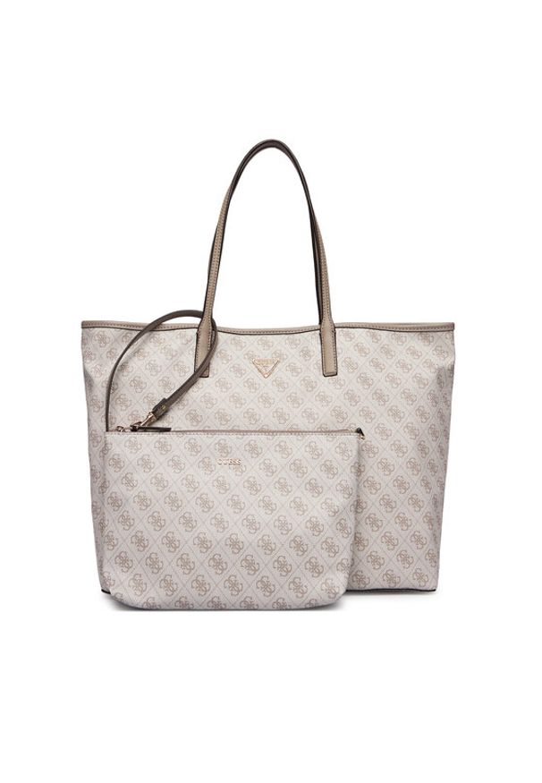 Guess Torebka Victtoria HWESG9 51429 Beżowy. Kolor: beżowy. Materiał: skórzane