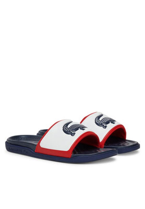 Lacoste Klapki 7-49CMA0034 Kolorowy. Materiał: materiał. Wzór: kolorowy