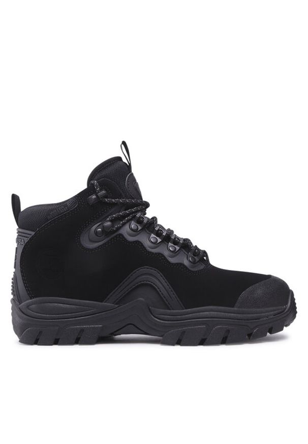 DC Shoes Trapery Navigator ADYB100017 Czarny. Kolor: czarny. Materiał: skóra