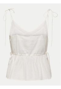 only - ONLY Top Nele 15370325 Biały Regular Fit. Kolor: biały. Materiał: wiskoza #4