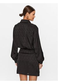 Glamorous Sukienka koszulowa TM0689 Czarny Regular Fit. Kolor: czarny. Materiał: syntetyk. Typ sukienki: koszulowe #4