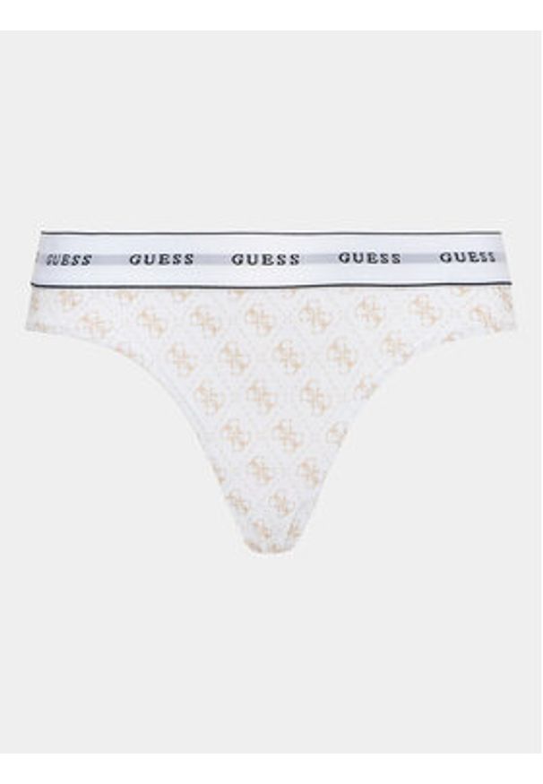 Guess Figi klasyczne Carrie O97E02 KBOE1 Biały. Kolor: biały. Materiał: bawełna