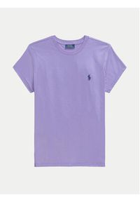 Polo Ralph Lauren T-Shirt 211898698030 Fioletowy Regular Fit. Typ kołnierza: polo. Kolor: fioletowy. Materiał: bawełna