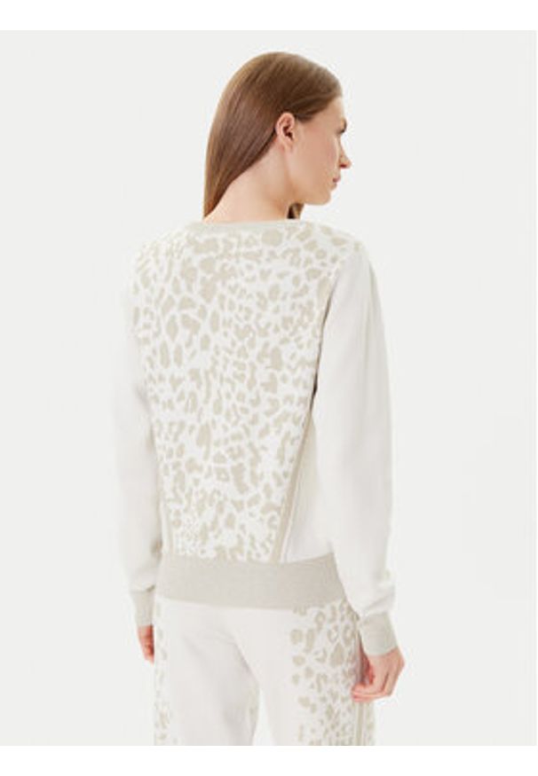 Liu Jo Sweter TF5172 MS49I Écru Regular Fit. Materiał: wiskoza