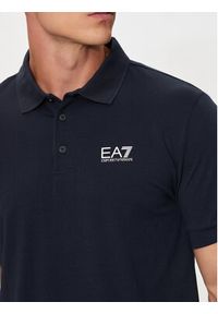 EA7 Emporio Armani Polo 8NPF14 PJVQZ 0562 Granatowy Regular Fit. Typ kołnierza: polo. Kolor: niebieski. Materiał: bawełna #3