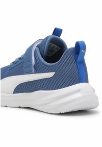 Puma - Dziecięce sneakersy Rickie Runner PUMA Blue Horizon White Hyperlink. Okazja: na co dzień. Kolor: biały, niebieski, wielokolorowy