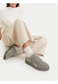 Reebok Sneakersy CEO-FORTE LOUNGER DOUBLE UP AR30255WTCC Brązowy. Kolor: beżowy. Materiał: skóra, zamsz #1