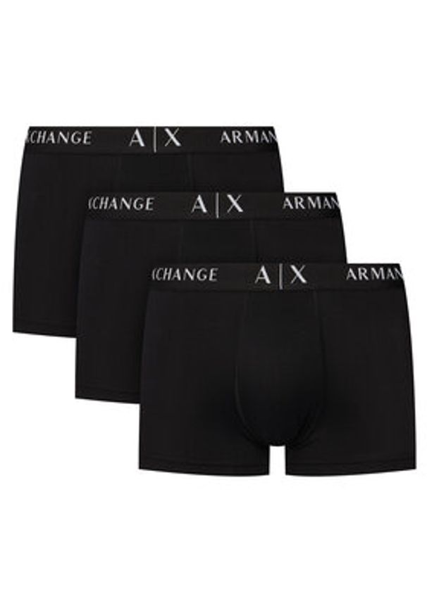 Armani Exchange Komplet 3 par bokserek XM000871 AF13682 MC061 Czarny. Kolor: czarny. Materiał: bawełna