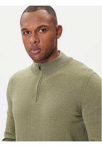 BOSS Sweter Ebenji 50528300 Zielony Regular Fit. Kolor: zielony. Materiał: wełna #3