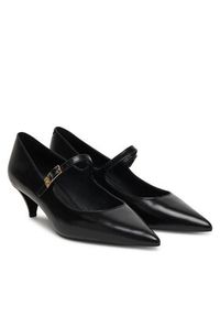 TOMMY HILFIGER - Tommy Hilfiger Szpilki Low Pump Abrasivato FW0FW09321 Czarny. Kolor: czarny. Materiał: skóra. Obcas: na szpilce #4