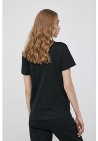 Karl Kani t-shirt bawełniany kolor czarny. Okazja: na co dzień. Kolor: czarny. Materiał: bawełna. Wzór: aplikacja. Styl: casual #5
