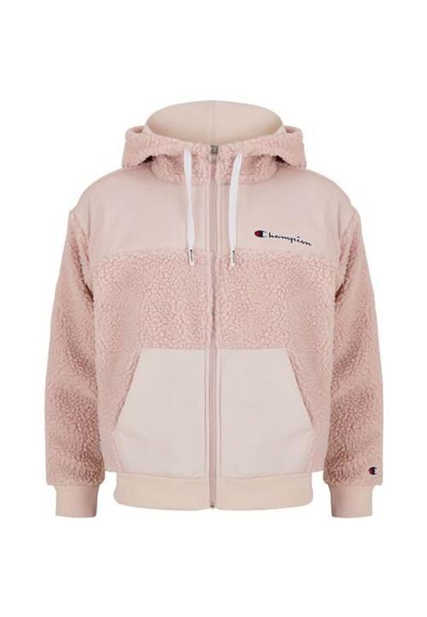 Bluza sportowa damska Champion Hooded Full Zip Sweat. Typ kołnierza: kaptur. Kolor: beżowy