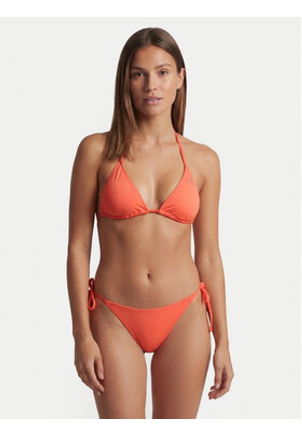 Guess Góra od bikini E6GJ44 KF442 Pomarańczowy. Kolor: pomarańczowy. Materiał: syntetyk