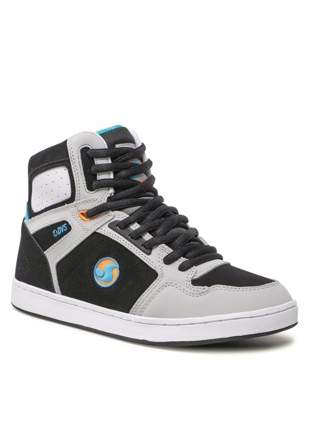 Sneakersy DVS Honcho DVF0000333 Gray Black Blue 020. Kolor: czarny. Materiał: skóra