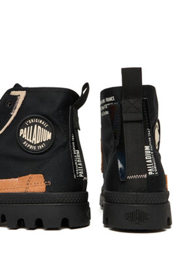 Palladium Trapery Pampa Underlayer 99183-010-M Czarny. Kolor: czarny. Materiał: materiał