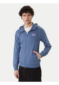 EA7 Emporio Armani Bluza 8NPM33 PJVRZ UB064 Niebieski Regular Fit. Kolor: niebieski. Materiał: bawełna #1