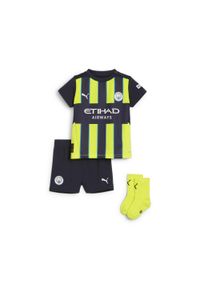 Puma - Strój wyjazdowy Manchester City 24/25 dla małych dzieci PUMA. Kolor: żółty, niebieski, wielokolorowy #1