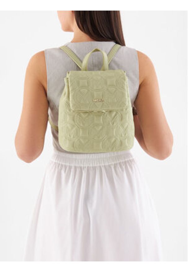 MEXX Plecak E-007-05 Zielony. Kolor: zielony. Materiał: skóra