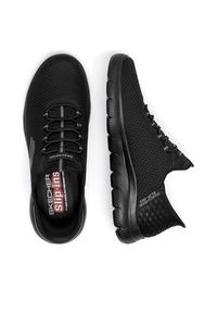 skechers - Skechers Sneakersy SUMMITS SLIP INS 232457 BBK Czarny. Kolor: czarny #6