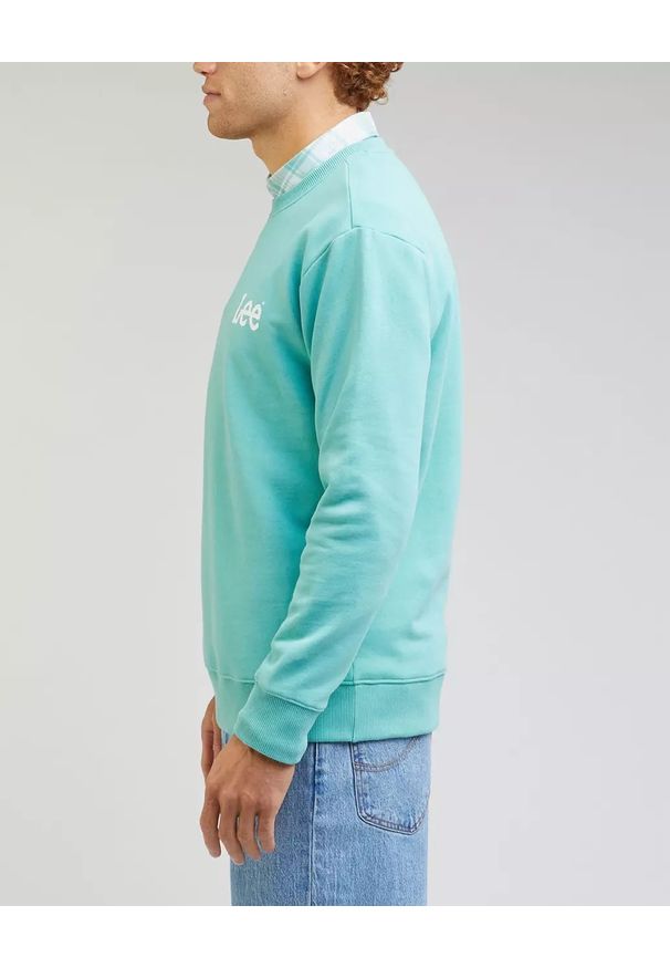 Lee - LEE WOBBLY SWS MĘSKA BLUZA KLASYCZNA LOGO L81MFW41 112330663. Styl: klasyczny