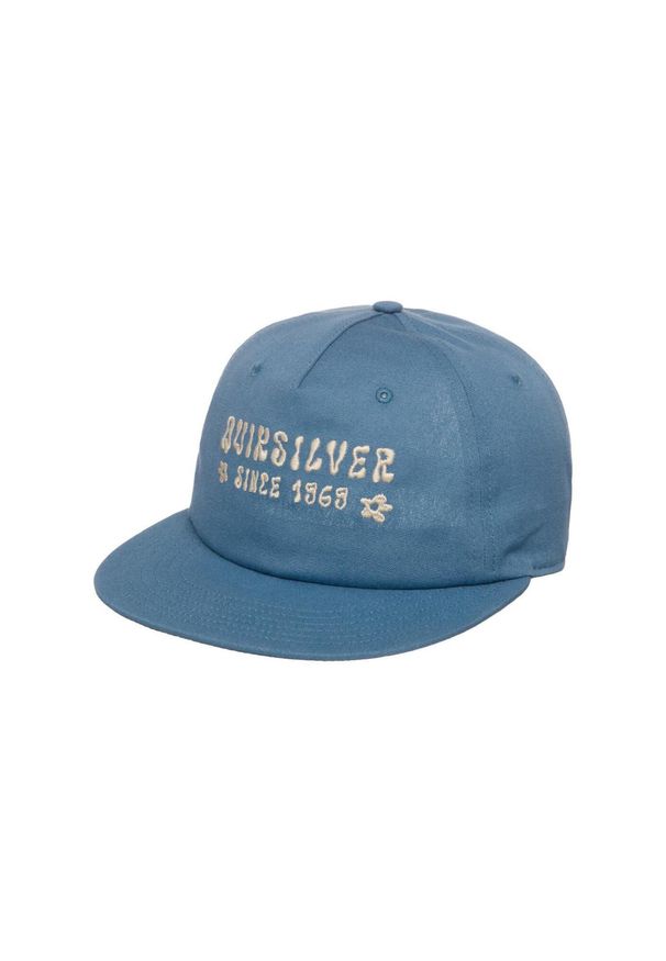 Quiksilver - Czapka Snapback dla Mężczyzn QS FRASSNASSA Niebieski. Kolor: zielony. Materiał: bawełna, tkanina. Wzór: haft