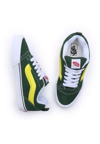 Vans tenisówki zamszowe Knu Skool kolor zielony VN0009QCBGN1. Nosek buta: okrągły. Kolor: zielony. Materiał: zamsz #3