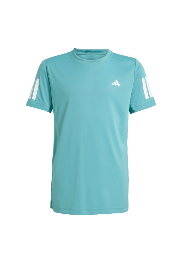 Adidas - Koszulka Club Tennis 3-Stripes Kids. Kolor: niebieski. Technologia: ClimaCool (Adidas). Sport: tenis