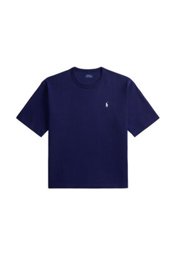 Polo Ralph Lauren T-Shirt 710A12979013 Granatowy Regular Fit. Typ kołnierza: polo. Kolor: niebieski. Materiał: bawełna